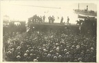 3. Άφιξη Παναγή Τσαλδάρη στο λιμάνι στα πλαίσια προεκλογικής εκστρατείας, πλήθος κόσμου στην υποδοχή του, 1933