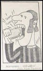1973 η. Χαρακτηριστικό σκίτσο μετά τη μεγάλη πρόκριση της Παναχαϊκής επί τής Γκράτσερ