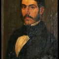 1. Πορτραίτο τού Κ. Στρούμπου, μέλους τής αρχοντικής οικογένειας Στρούμπου από το Κουκούλι τής Ηπείρου. Τα μέλη της υπήρξαν δωρητές του Στρουμπείου, Κυριότερος δωρητής ήταν ο Γεώργιος Στρούμπος